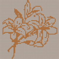 Copy of Lily silhouette cross stitch pattern in pdf.jpg