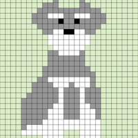 Sitting Schnauzer