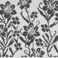 flower filet crochet