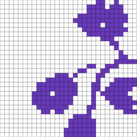 Flower leaf pattern
