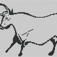 Lascaux bull 120w version/back center