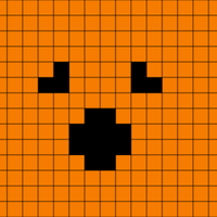 pumpkin face surprised