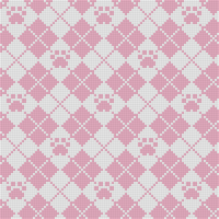 Paw Print Argyle V2