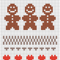 Copy of Gingerbread blanket repeat 