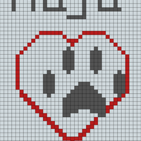 Heart paw