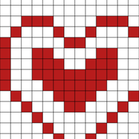 Long Ornament Heart