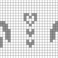 Copy of unicorn hearts with border adjusted to fit Skukum Knits Risisng Eagle double knit hat small