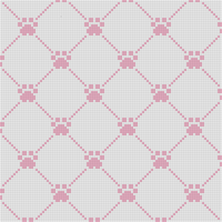 Copy of Paw Print Argyle