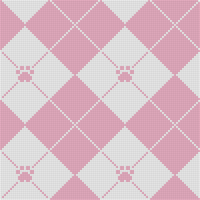 Paw Print Argyle V3