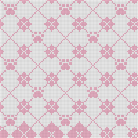 Paw Print Argyle V4