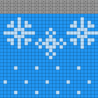 3-6 month snowflake- sleeve