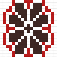 Sienna Jumper Hem/Cuff Chart